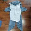Shark, soft duvet for adults, velvet hoody, sleeping bag, pijama, loose fit