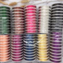 DIY串珠材料饰品铜线彩色0.3MM0.4MM铜丝线定型线批发