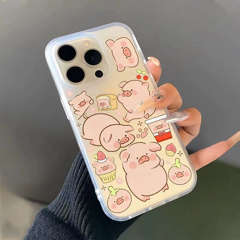 Apple, iPhone12, совместимый матовый мультфильм чехол для телефона, 13promax, 15promax