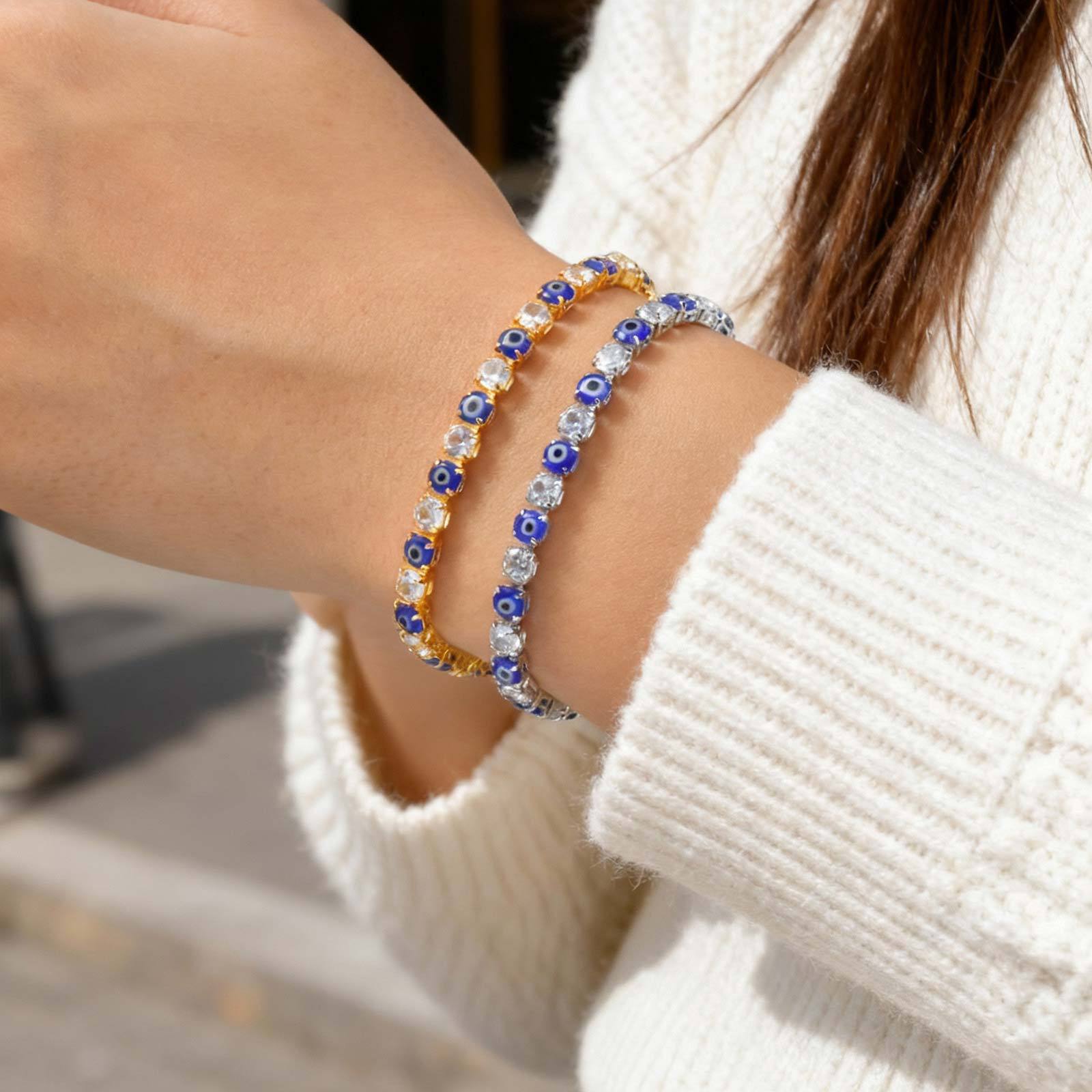 Lucky Evil Eye Red String Bracelet Protection Beaded Bracelet_voghion.com