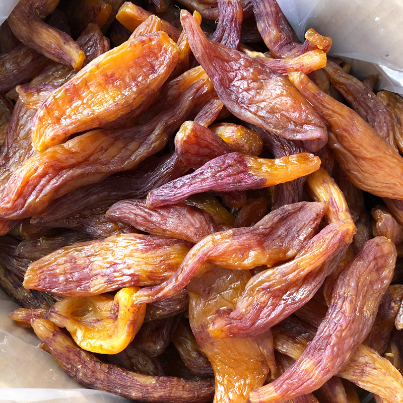 農家帶皮倒蒸條20斤番薯干倒蒸地瓜干心香紅薯仔廠家批發代發