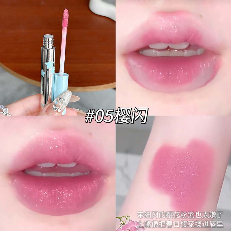 GreatAngel pequeño dulce velvet niebla labial barro sedoso niebla facial diaria viaje falso lápiz labial cosméticos transfronterizos