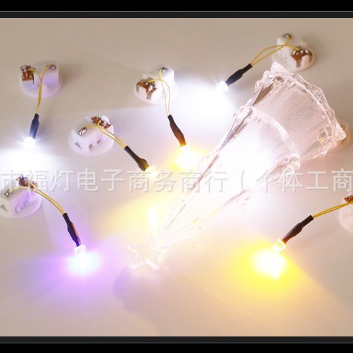 直径 2.35 センチメートルカラフルなナイトライトムーブメント電子キャンドル変色ライト発光人形アクセサリー工場マルチカラー|undefined