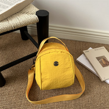 女2026新款夏季包包帆布贝壳包休闲斜挎单肩女包牛津布小包收纳包