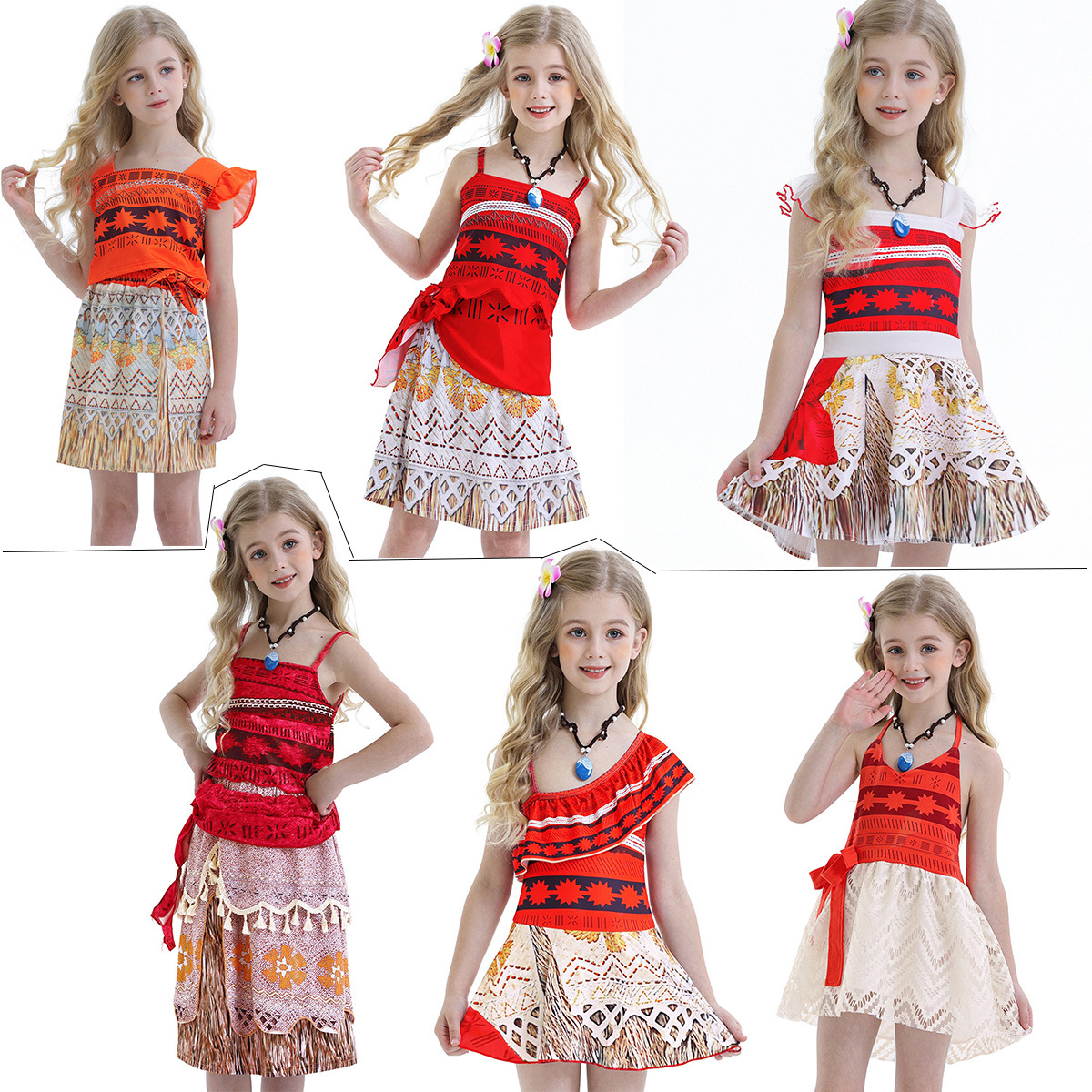 red cartoon dress