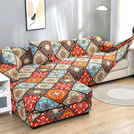 四季沙发套罩全包一体式梳化笠垫巾波西米亚民族盖布三座贵妃
