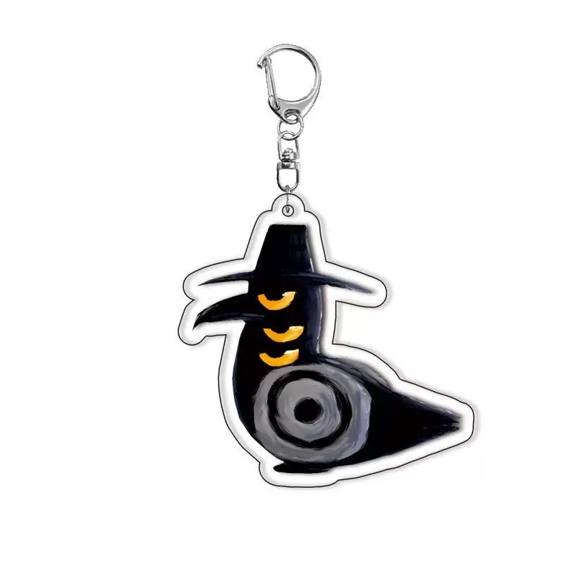 KPOP Caza de brujas Navidad Promoción de regalos pequeños colgantes de llaves de acrílico de dibujos animados Regalos pequeños