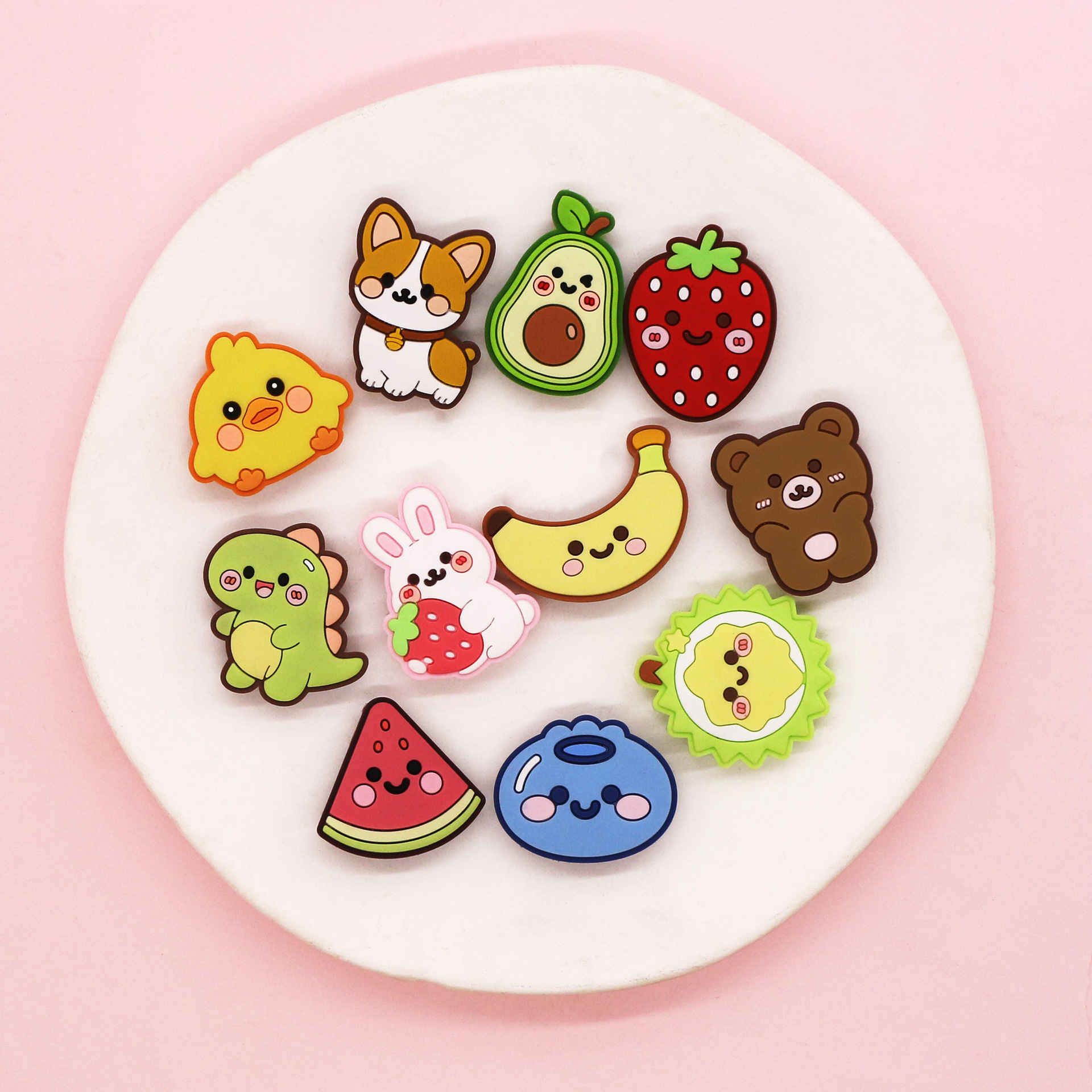 Spot dibujos animados crisantemo hebilla de zapato de pvc goma suave flor personalidad agujero de la decoración del zapato DIY a juego hebilla de zapato ventas directas de fábrica