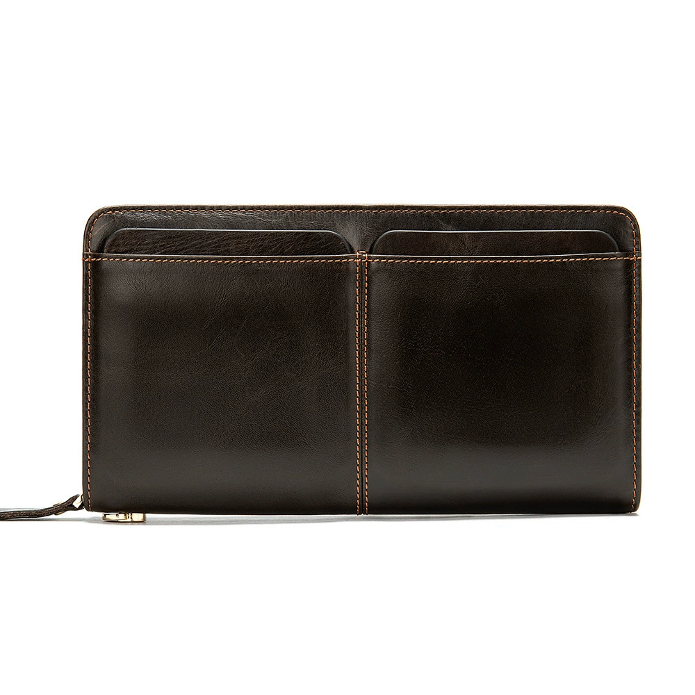 Leather wallet, retro small clutch bag, card holder