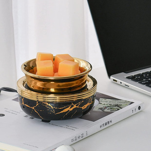 Cross-border new European and American ceramic insulation wax melting device household incense wax diffuser incense burner