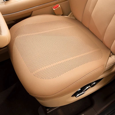 Seat cushion, seat cover, for All Seasons, High-End, Ventilated, Cool - akiyama-chestnut-punched-breathable-fully-covered-edge-single-cushion