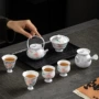 泡茶功夫手工粉彩品茗杯