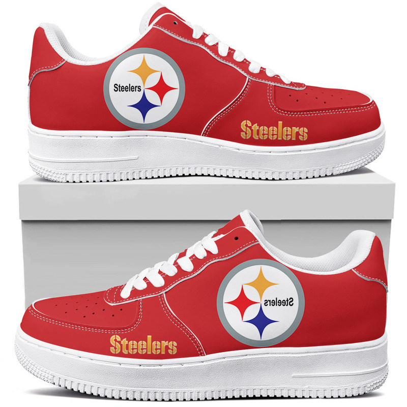 Autumn and Winter Men's Low-top Sneakers Red Steelers American nfl Football Pittsburgh Steelman Printed pu Shoes Autumn and Winter Men's Low-top Sneakers Red Steelers American nfl Football Pittsburgh Steelman Printed pu Shoes