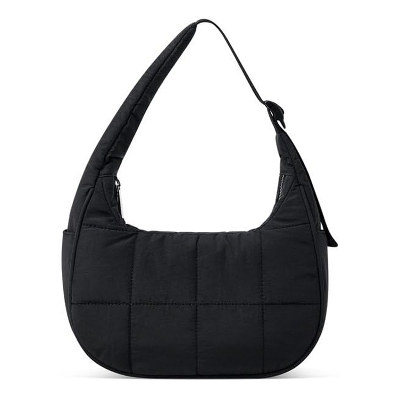 Small Nylon Shoulder Handbag For Women With Adjustable Strap_voghion.com