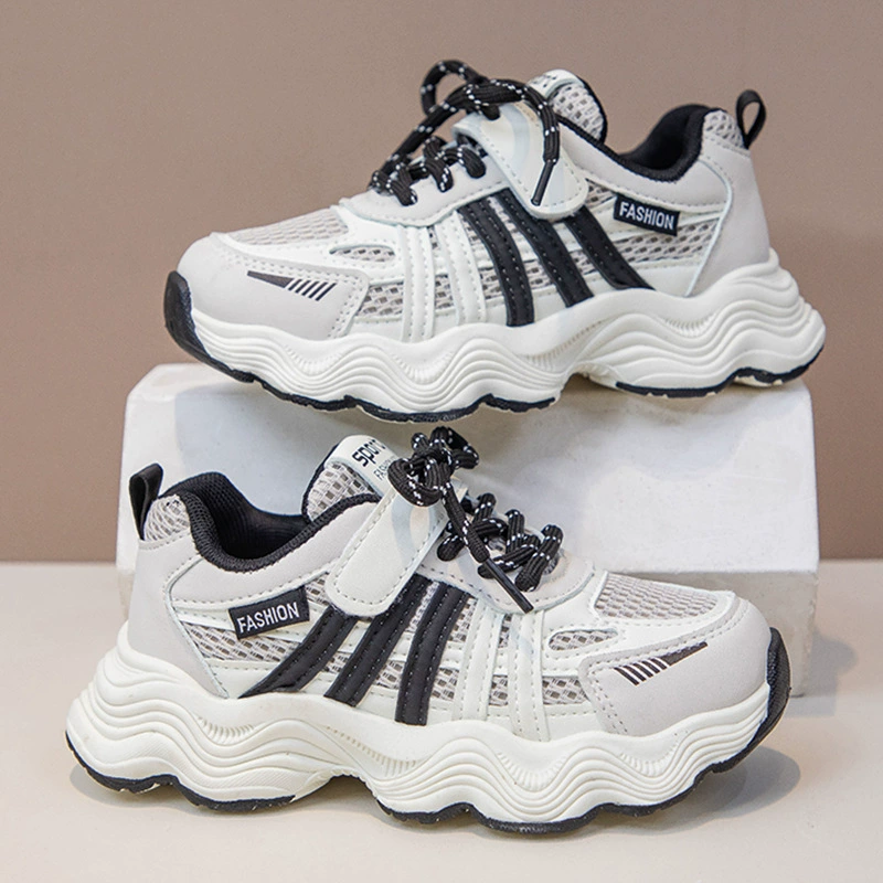 Детская спортивная обувь для мальчиков и девочек обувь для мальчиков и девочек весной и осенью новая дышащая сетка обувь