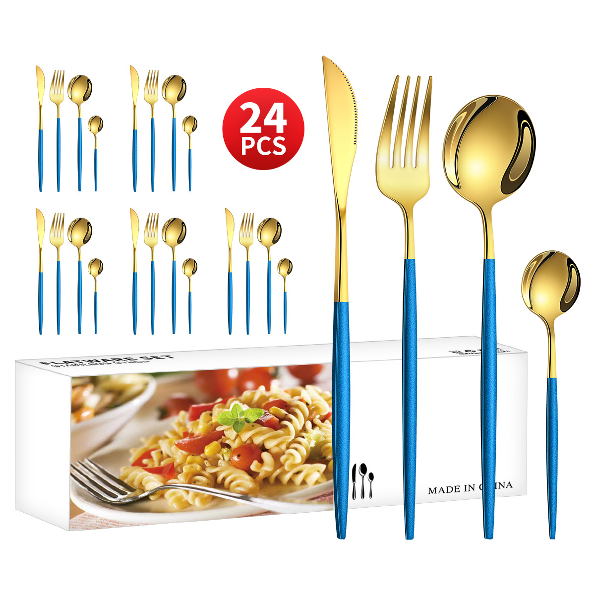 [화이트박스] 골드+블루 24종세트