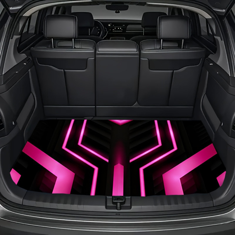 Cross-Border Amazon American-Style Car Trunk Mat, Stain-Resistant and Wear-Resistant, Water-Absorbent and Easy to Care For, Crystal Velvet Dust-Proof Mat