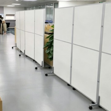 Office Screen Partition Wall Foldable Mobile Simple Acrylic Movable Partition for Factory Workshop
