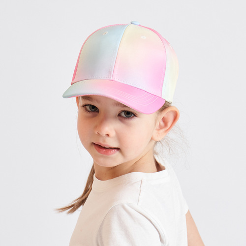 Outdoor baseball cap parent-child style  new women's children's hat sports visor hat European and American style ponytail hat