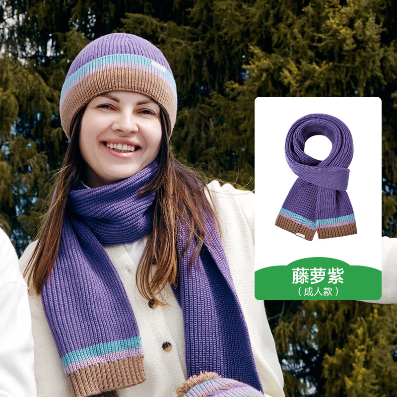 KK árbol bufandas para niños niños niños niñas otoño invierno bebés bufandas calientes padres e hijos invierno fuera de la cubierta de cuello a prueba de viento protector de cuello