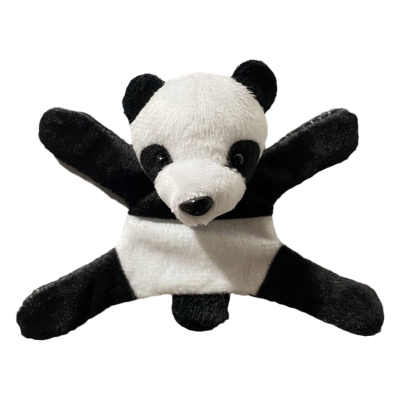 Pequeño Panda de peluche pegatinas de refrigerador muñeca animal pegatinas magnéticas nota pegajosa lindo creativo recuerdo turístico pequeño regalo