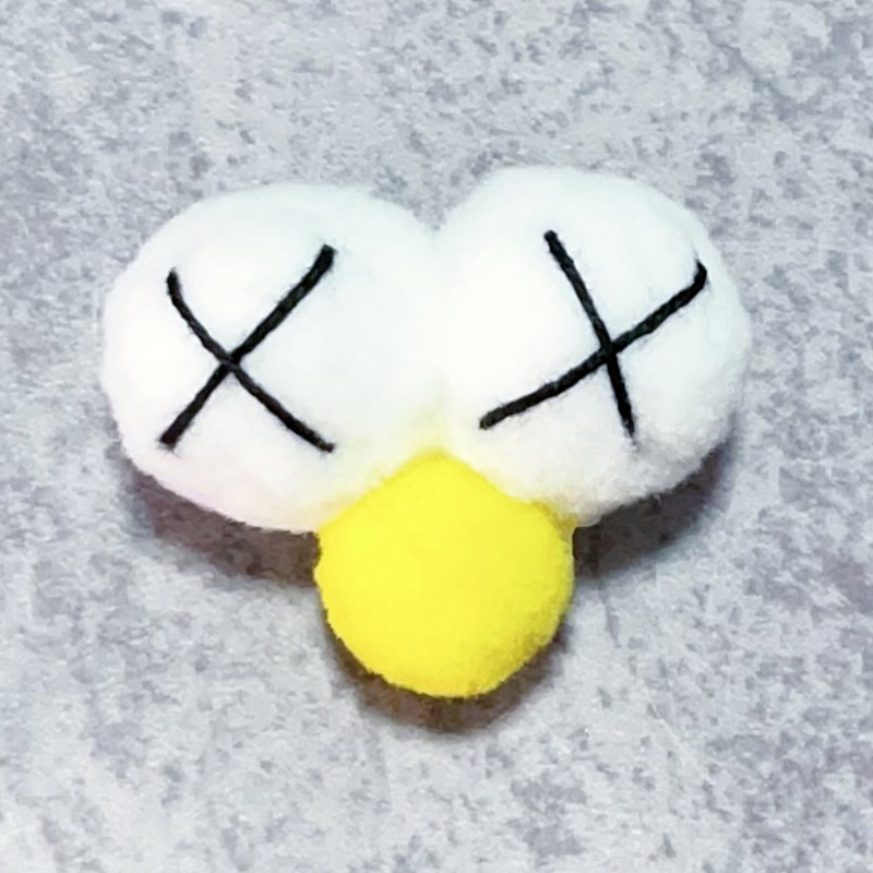 차차 눈 노란색 5cm