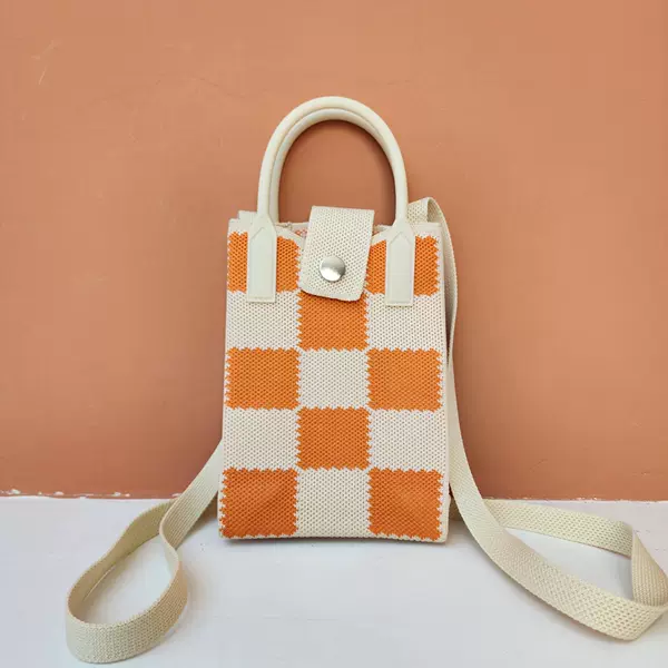 Square (Orange White)