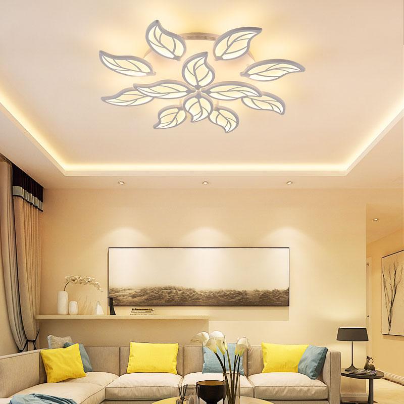LED pétalo lámpara de techo moderno simple moda cálida sala de estar dormitorio comedor estudio lámpara de techo