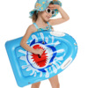 The new factory pvc inflation children Surf board portable Shark Swimming Kickboard Water ski goods in stock wholesale