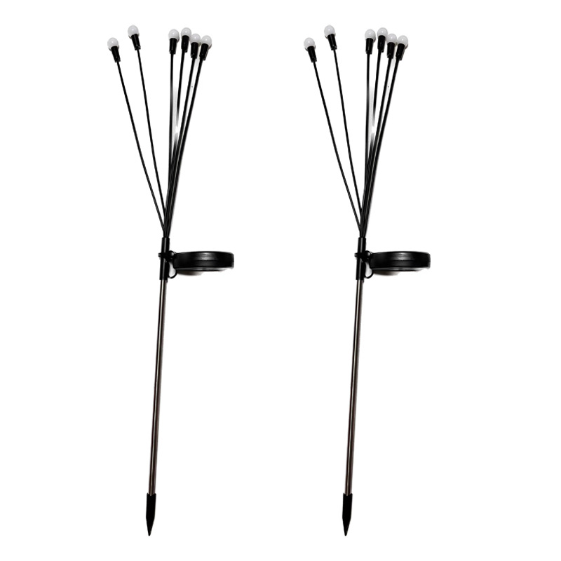 Césped al aire libre impermeable enchufe de Tierra solar Firefly Cadena de luz pequeña luz Internet celebridad LED Firefly Luz de cadena de luz de color