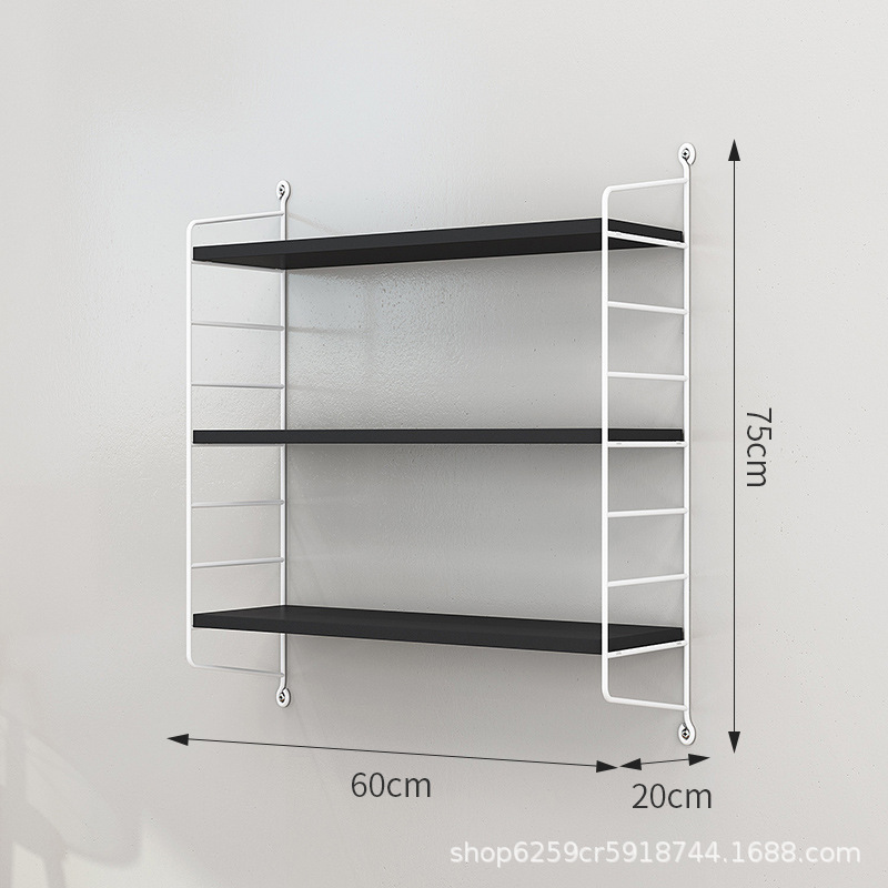 3겹 흰색 프레임 검정색 75*20*60