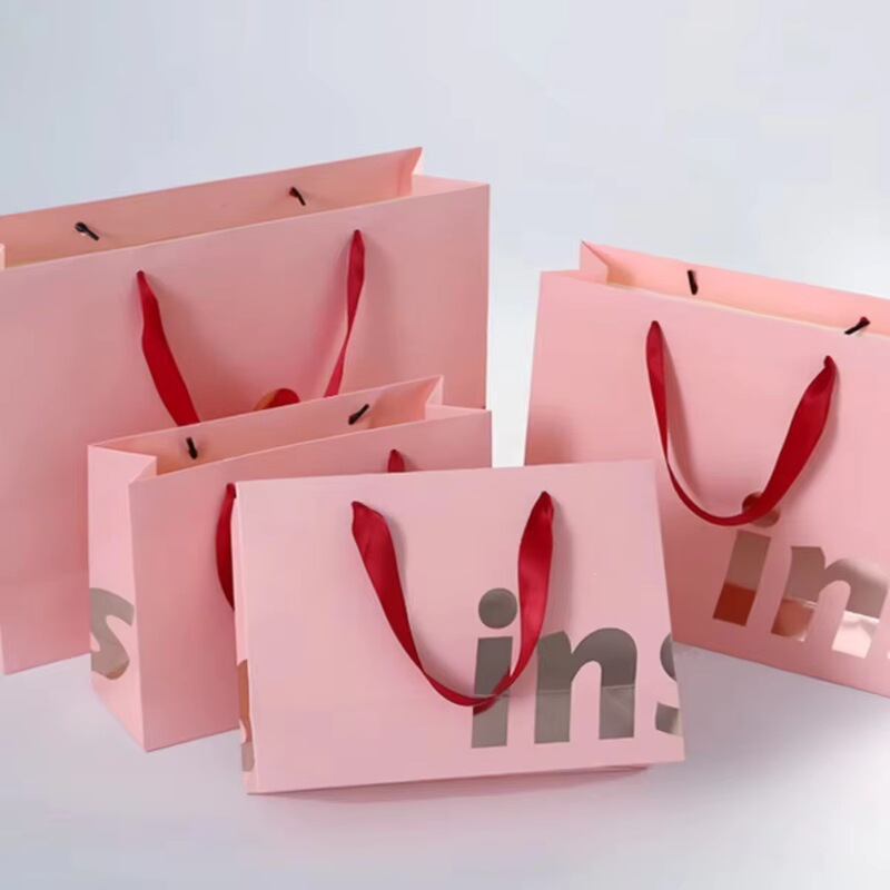 Fashion Hot-Selling Paper Bags with Handles, Large Business Bags, Wholesale Price, Designer Paper Bags with Handles, Shopping Bags