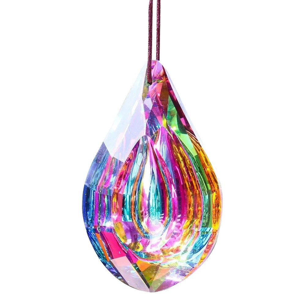 Красочный Новый Пипа Драконий глаз Хрустальное стекло призма Радужный кулон солнце Ловец Солнца домашние романтические подвесные украшения