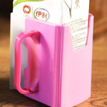 2024 japonés y coreano bebé portavasos cartón leche ajustable anti-aspersión contenedor bebé leche beber portavasos