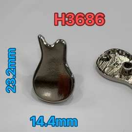 箱包五金配件小猫头锁扣 包包手袋开关装饰锁 合金扣锁