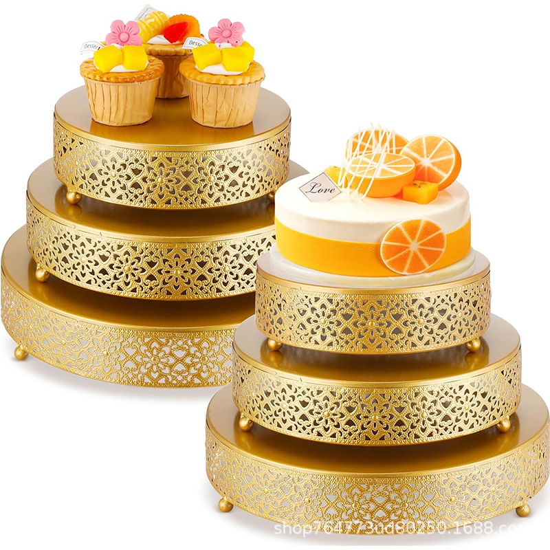 Amazon Venta caliente pastel placa alimentos fotografía Europea boda pastel soporte postre Mesa creativa merienda placa