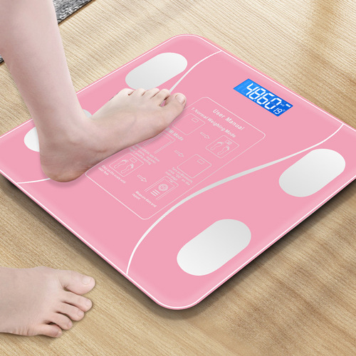 Manufacturer wholesale intelligent accurate charging English body fat scale Bluetooth electronic body scale body fat measuring device