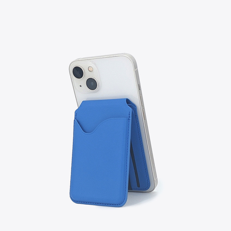 Aplicable a Apple iPhone 16 promox pivote barras PU goma fuerte tarjeta de succión magnética plegable bolsas de soporte de flip