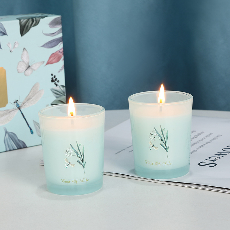 Personalizado al por mayor caja de regalo set de cera de soja perfume aceite esencial creativo regalo de Navidad acompañante