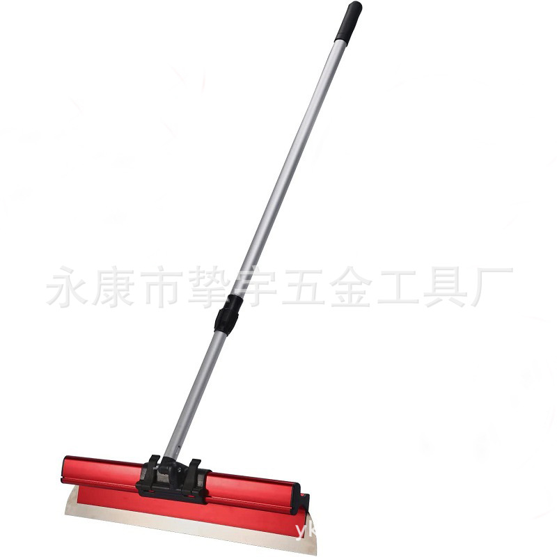 Varilla larga pared masilla mortero de cemento pintura de yeso suavizado lote gris raspador de acero inoxidable caja de plástico traje