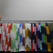 3CM汗布条纹 色织条纹 180g针织T恤汗布 彩条棉氨弹力平纹布面料