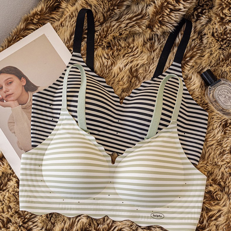 Venta directa de fábrica comercio electrónico transfronterizo Sudeste de Asia Vietnam Tailandia damas sin costuras sujetador de recogida lateral cómodo