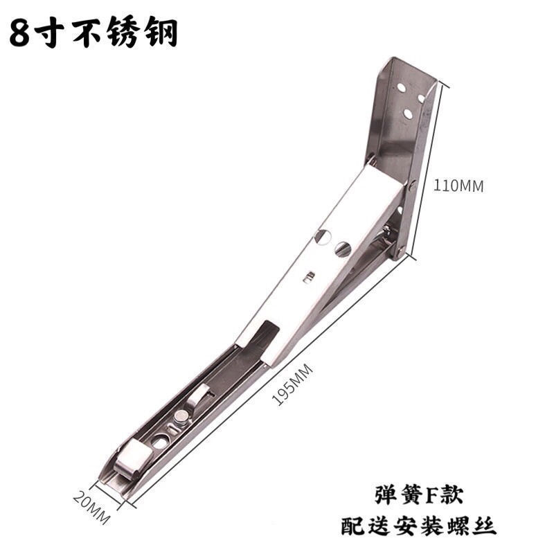 Primavera de acero inoxidable plegable triángulo soporte partición estante pared horno microondas rack colgante carga