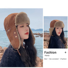 冬季哈尔滨旅游加厚保暖雷锋帽防寒帽子女户外防风护耳套头帽