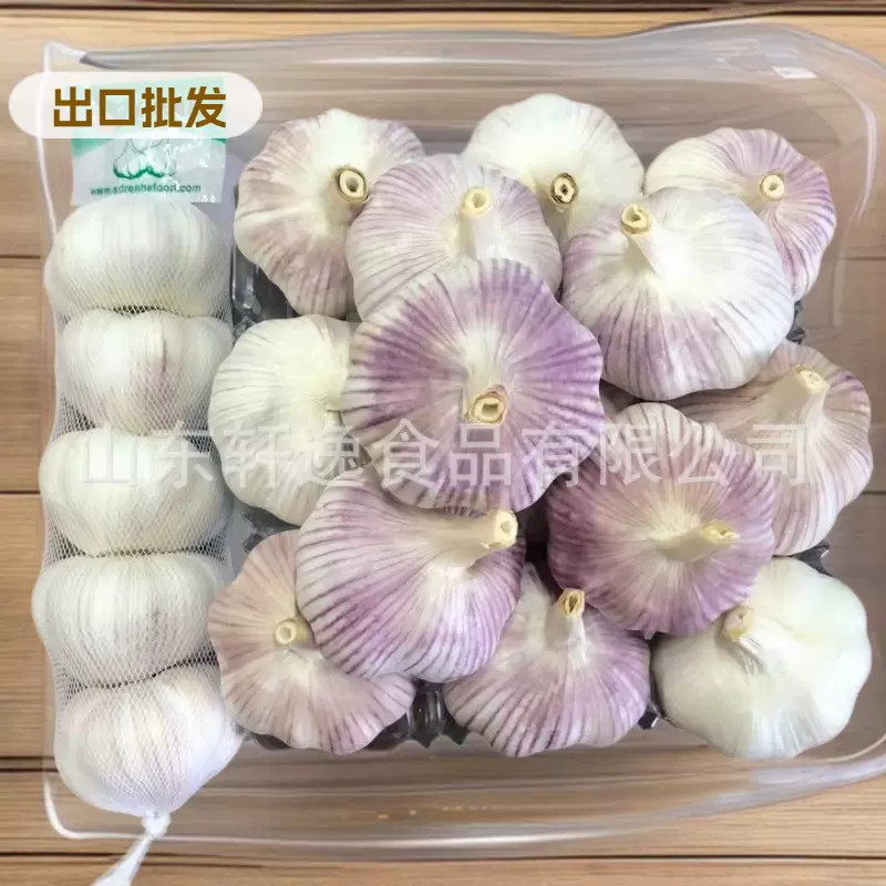 新鲜大蒜头红蒜白蒜 4.5 5.0 5.5cm山东优质大蒜 大蒜出口garlic