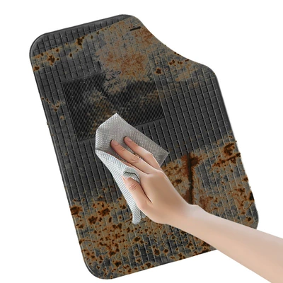 mat PVC non-slip Universal four-piece: Universal Foot Pad