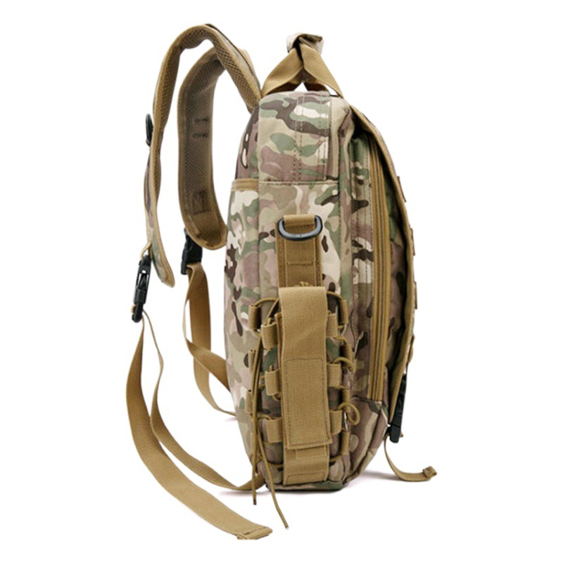 Mochila táctica multifuncional de camuflaje para viajes transfronterizos, ligera, para deportes al aire libre, ciclismo y senderismo.