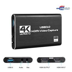 クロスボーダーUSB3.0キャプチャカードhdmi4kビデオキャプチャカードゲーム生中継キャプチャカード録画ms2131
