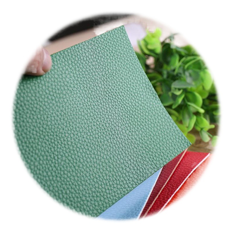 Auto-adhesivo de cuero de la PU grande lychee patrón de reparación de cuero ropa pantalones bolsa zapatos sofá parche de tela parche cubierta defecto rectangular