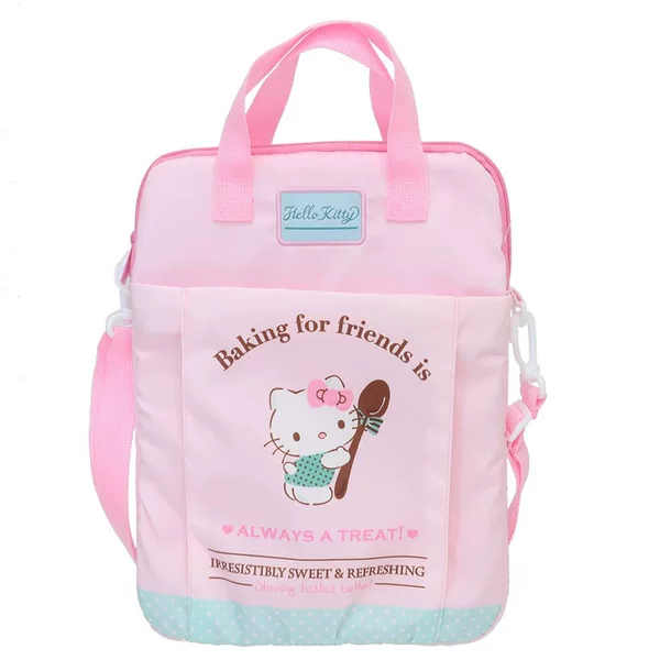 Japanese Cartoon Kitty Laptop Bag 14inch Cute Shoulder Bag for Girls, Can Be Worn Cross-Body, Lightweight and Stylish